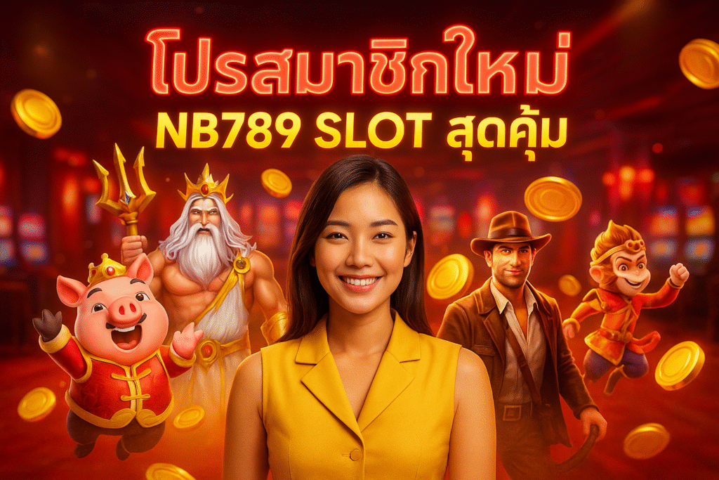 โปรสมาชิกใหม่ NB789 SLOT สุดคุ้ม