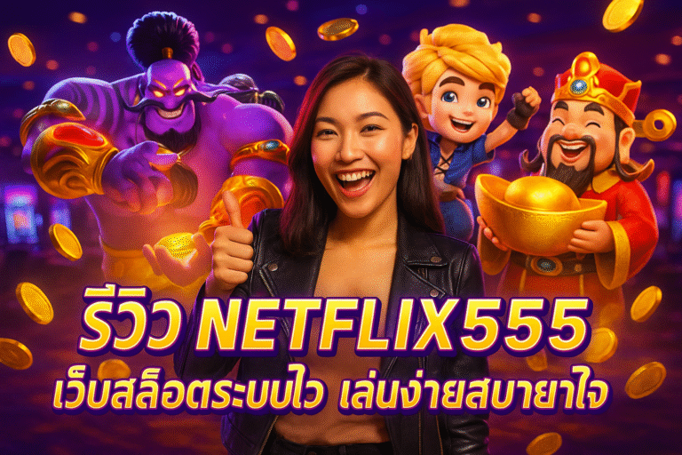 NETFLIX555 เว็บสล็อตระบบไว เล่นง่ายสบายใจ